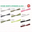 Kép 1/2 - Rapture Spare Skirt Spinner Jig plasztik szoknya