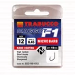 Kép 1/2 - Trabucco F1 Maggot mikro szakállas horog 15 db