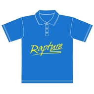 Rapture Galléros póló - azúrkék