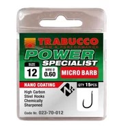 Trabucco Power Specialist mikro szakállas horog 15 db