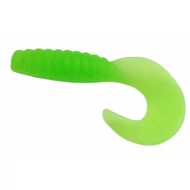 Trabucco Yummy Bait Curly Tail green chartreuse 8 db plasztik csali