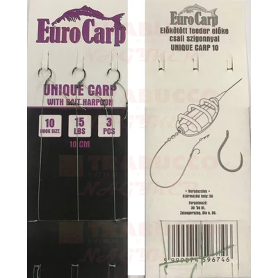 Eurocarp Feeder csaliszigonyos előke - Unique Carp