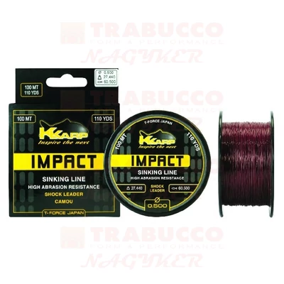 K-Karp Shock Leader "Impact" monofil zsinór