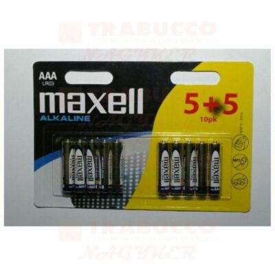 Maxell LR03 AAA (Mini Ceruza) elem