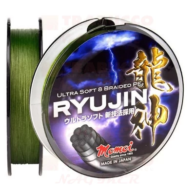 Momoi Ryujin PE 8 Braid, moha zöld fonott zsinór