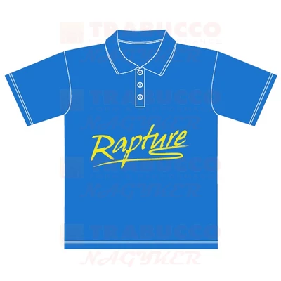 Rapture Galléros póló - azúrkék