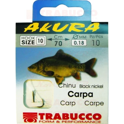 Trabucco Akura Carp előkötött horog