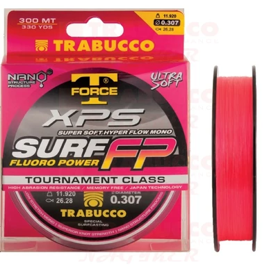Trabucco T-Force XPS Surf Fluro Power távdobó monofil zsinór