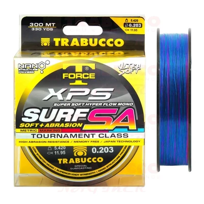 Trabucco T-Force XPS Surf Soft+abrasion mark system monofil zsinór