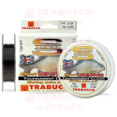 Trabucco S-Force Match Sinking monofil zsinór