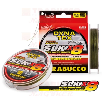Trabucco Dyna-Tex Slk X8 SS 150m sötétzöld fonott zsinór