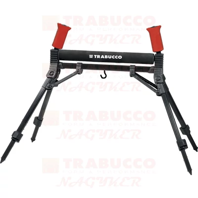 Trabucco GNT Mega Black L görgős bottartó