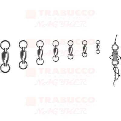Trabucco BB Swivel Solid Ring csapágyas forgó
