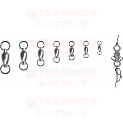 Trabucco BB Swivel Solid Ring csapágyas forgó