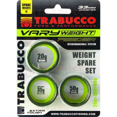 Trabucco Vary Weight Distance Cage Feeder (XL) 20-35-50g feeder kosár súly szett