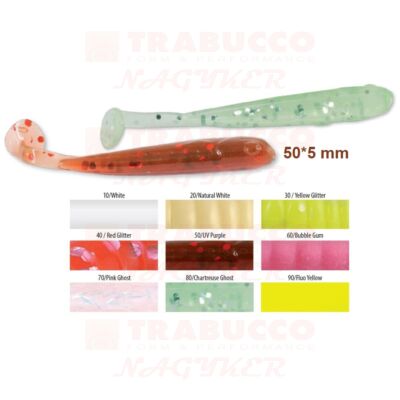 Trabucco Slurp Bait T-Shad plasztik műcsali