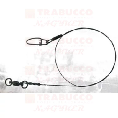 Trabucco Carbon Tianium drótelőke kapoccsal és golyóscsapágyas forgóval