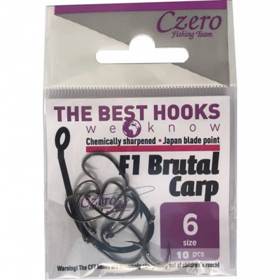 Czero F1 Brutal Carp horog 6 10 db/csg