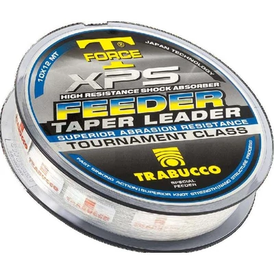 Trabucco TF XPS Feeder Taper Leader 10*12m, elvékonyodó távdobó monofil előkezsinór