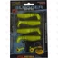 Rapture Slugger Shad Set 55 Neon Yellow 4+2 db/csg, műcsali szett