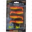 Rapture Slugger Shad Set 75 Flame Yellow 4+2 db/csg, műcsali szett
