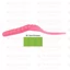 Trabucco Yummy Bait Tail Dancer chartreuse 8 db plasztik csali