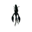 Rapture ULG Alive Craw 5cm/1.8g Black 12 db, lágygumi csali